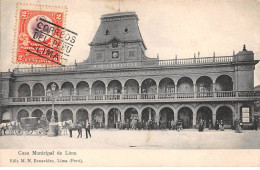 Pérou - N°79016 - Casa Municipal De LIMA - Carte Avec Bel Affranchissement - Pérou