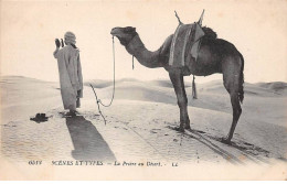 Algérie - N°79544 - Scènes Et Types - La Prière Au Désert - Szenen