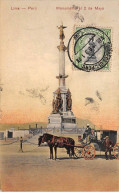 Pérou - N°79004 - LIMA - Monumento Al 2 De Mayo - Carte Avec Bel Affranchissement - Pérou