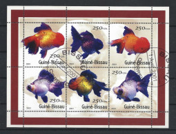 Guiné-Bissau 2001 Goldfish Sheet Y.T. 831/836  (0) - Guinée-Bissau