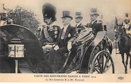 DANEMARK - SAN33867 - Visite Des Souverains Danois à Paris 1914 - Le Roi Christian X Et M Poincaré - Dänemark