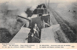 BELGIQUE - SAN33860 - Train Blindé Actionné Par Des Artilleurs Anglais Et Belges - Other & Unclassified