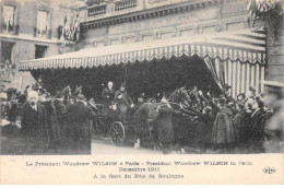 ETATS UNIS - SAN33908 - Le Président Woodrow Wilson à Paris - Décembre 1918 - A La Gare Du Bois De Boulogne - Other & Unclassified