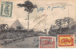 CONGO FRANCAIS - SAN40932 - Allée Principale Du Poste De Bania (Hte Sangha) - Französisch-Kongo