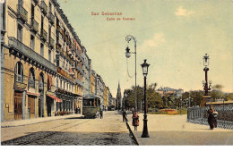 Espagne - N°65379 - SAN SEBASTIAN - Calle De Hernani - Tramway - Guipúzcoa (San Sebastián)