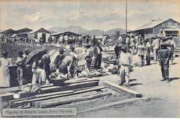 PANAMA - SAN39478 - Pay Day At Empire Canal Zone - En L'état - Trou - Panamá