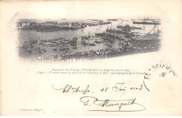 ALGERIE - ALGER - SAN39353 - Souvenir Du Voyage Présidentiel , Avril 1903 - L'entrée Dans Le Port De La "Jeanne D'Arc" - Scènes & Types