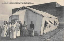 MAROC - CASABLANCA - SAN39337 - La Visite Du Major à L'Hôpital - Croix Rouge - Ste De Secours Aux Blessés Militaires - Casablanca