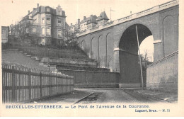 BELGIQUE - ETTERBEEK - SAN39238 - Le Pont De L'Avenue De La Couronne - Etterbeek