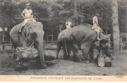 INDE - SAN51224 - Exposition Coloniale Les Eléphants D' L'Inde - Indien