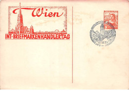 Autriche - N°84502 - WIEN - Int Briefmakenhandlertag - Carte Entier Postal - Autres & Non Classés