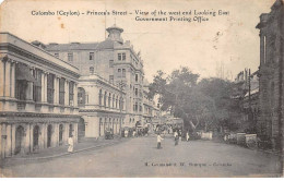 SRI LANKA - SAN53765 - Colombo (Ceylon) - Princes's Street - Cachet - Bateaux - Sri Lanka (Ceylon)