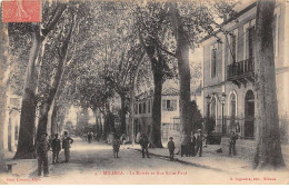 ALGERIE - SAN53849 - Miliana - La Mairie Et Rue Saint Paul - Sonstige & Ohne Zuordnung