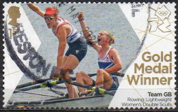 GREAT BRITAIN 2012 Olympic Games Gold Medal Winners: Women's Light Double Sculls - Used Stamps
