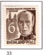 Ex Colonie Française * Allemagne-Rhénanie-Palatinat * Poste 33  Qualité Luxe  N** - Renania-Palatinato