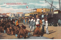 SENEGAL - SAN56366 - Dakar - Afrique Occidentale - Embarquement Des Troupes Pour Le Maroc - Senegal