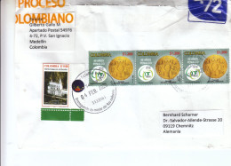 Kolumbien 2020, 1 Brief, Gelaufen / Colombia 2020, 1 Cover, Postally Used - Kolumbien