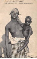 SENEGAL - SAN48205 - Madame Sénégal Et Son Fils - Cachet Militaire - Senegal