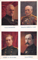 BELGIQUE - SAN51073 - Général Maunoury - Général De Langle De Cary, Albert 1er, Roi Des Belges - Général Dubail - Other & Unclassified