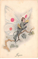 Japon - N°88024 - Jeune Femme Avec Des Ailes De Papillons Aux Couleurs Du Japon - Other & Unclassified