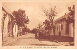 ALGERIE - SAN63802 - Souk El Arba - Rue De France Et Compagnie Algérienne - Autres & Non Classés