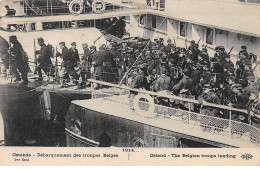 BELGIQUE - SAN63675 - Ostende - Débarquement Des Troupes Belges - 1914 - Oostende