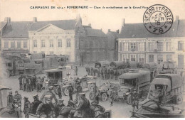 BELGIQUE - SAN63707 - Poperinghe - Campagne De 1914 - Chars De Ravitaillement Sur La Grand'Place - Poperinge