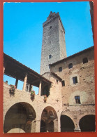 CITTA' DI SAN GIMIGNANO (Siena) - Palazzo Comunale Cortile E Torre Gressa O Torre Del Podestà - 1977 (c845) - Siena