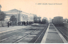 Espagne.SAN58912.Sant Celoni.Estacio Del Ferrocarril.Train - Autres & Non Classés