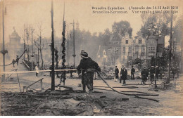Belgique.SAN58899.Bruxelles Exposition.Commune.Pompiers.Incendie Des 14-15 Août 1910 - Altri & Non Classificati