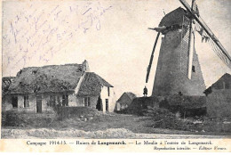 BELGIQUE - SAN52276 - Ruines De Langemarck - Le Moulin à L'entrée - Langemark-Poelkapelle