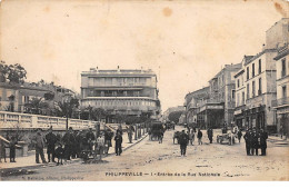 Algérie - N°66681 - PHILIPPEVILLE - Entrée De La Rue Nationale - Sonstige & Ohne Zuordnung