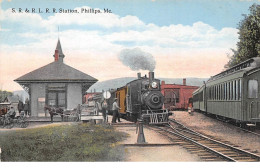 Etats-Unis - N°64983 - S.R. & R.L.R.R. Station - Philips - Train - Sonstige & Ohne Zuordnung