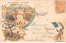 Guatémala - N°90697 - Exposition De 1900 - Porte De L'Esplanade - Carte Pub. Mat. Photographie A. Schaeffner - Guatemala
