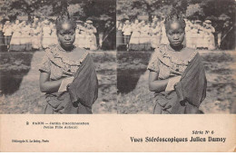 Sénégal - N°89433 - Paris, Jardin D'Acclimatation Jeune Fille Achanti - Vues Stéréoscopiques Julien Damoy N°6 - Senegal