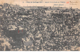 TUNISIE - SAN64536 - Fêtes De Carthage 1907 - Aspect De La Foule Au Théâtre - Tunisia
