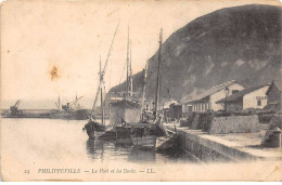 ALGERIE - SAN64588 - Philippeville - Le Port Et Les Docks - Altri & Non Classificati