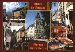 72508850 Meran Merano Altstadt Kornplatz Postgasse Gerichtsgebaeude Laubengasse  - Other & Unclassified