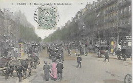 CPA Paris Le Boulevard De La Madeleine - Distretto: 08