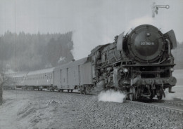 Locomotive Allemande - DB Dampflokomotive - Lok 001 180-9  Bei Höflas - Eisenbahnverkehr