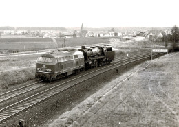 Locomotive Allemande - DB Dampflokomotive - Lok 218 213-7  KirchenLaibach - Chemin De Fer