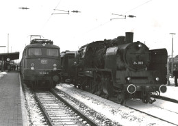 Locomotive Allemande - DB Dampflokomotive - Lok 24 053  U 110 398 Im Bf Lengerich - Spoorweg