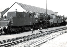 Locomotive Allemande - DB Dampflokomotive - 051 176  052 463  Bw. Schweinfurt  5-71 - H.Kühn - Chemin De Fer