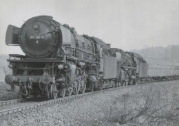 Locomotive Allemande - DB Dampflokomotive - 001 190 Mit 01 088 Bei Höflas 4-71  - H.Kühn - Ferrocarril
