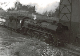 Locomotive Allemande - DB Dampflokomotive - 41 1074 Ng. Magdeburg-Rothensee  5-80 -  H.Palmer - Chemin De Fer