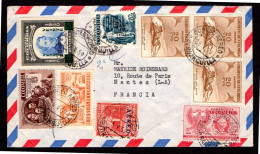 Colombie Colombia Enveloppe Cover Letter Lettre Barranquilla 18 V 59 Pour Nantes - Colombia