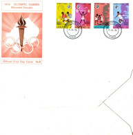 FDC - Lesotho - 1976 Olympic Games - Lesotho (1966-...)