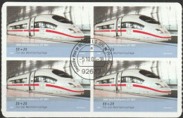 Deutschland 2006 Aus MH 64 Eisenbahnen In Deutschland Mi-Nr. 2567 4er Block O Gest. EST Weiden ( EK26/3 ) - Usados