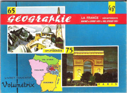 Volumetrix - Livret éducatif - 48 - Géographie - La Frances Dépatements 49 à 95 - 48 Illustrations - Geografia