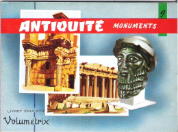 Volumetrix - Livret éducatif - 9 - Antiquité - Monuments  - 48 Illustrations - Geographie